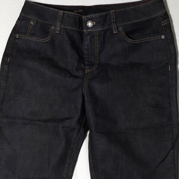 Talbots Heritage boot cut black jeans. Size 8 petite 29. new without tag nwot - Picture 1 of 8